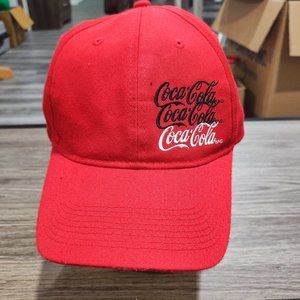 Coca-Cola red baseball cap / hat promotes the recycling
